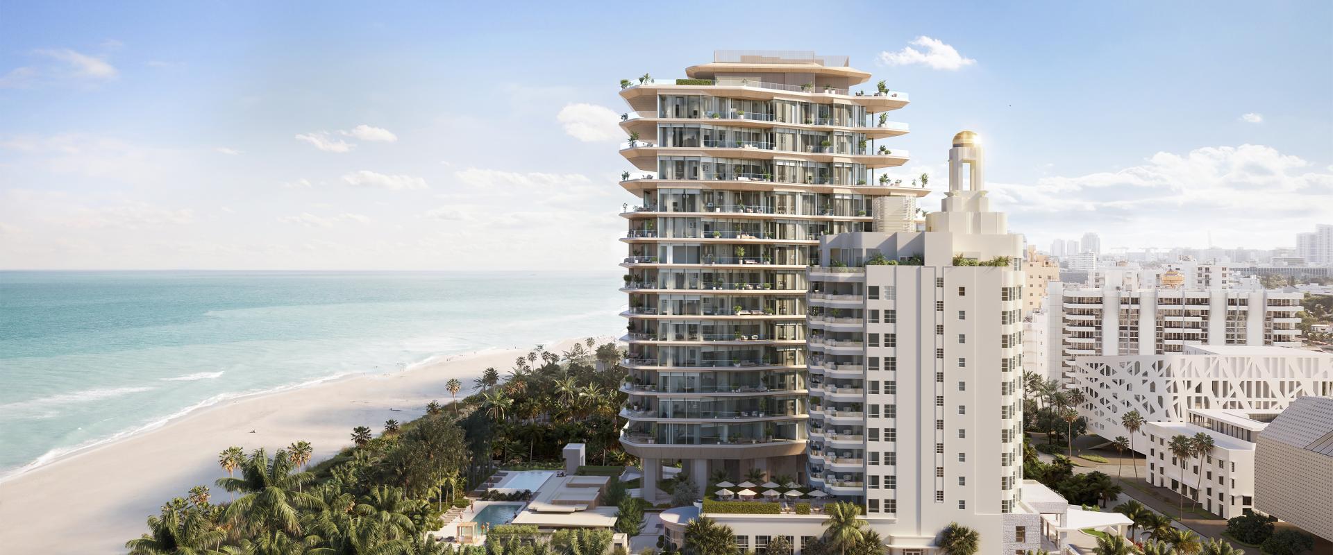 Aman Miami Beach oceanfront exterior by OKO Group